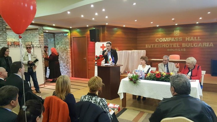Националният лидер Тодор Йосифов поздрави БЧК Бургас за отчетното събрание